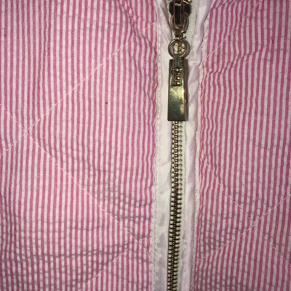 NEW MISS DUET Seersucker Vest Small,med,large pink - Picture 7 of 8